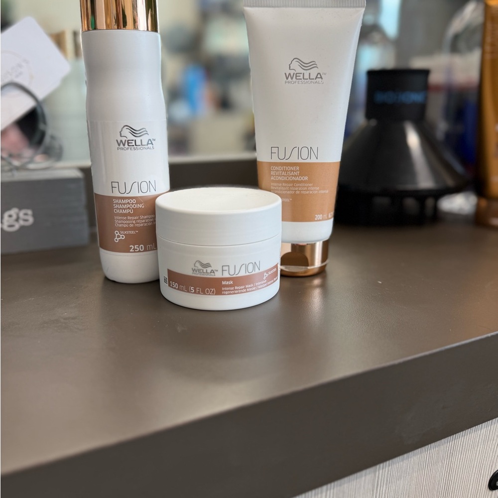 Wella Professionals Fusion Shampoo, Conditioner & Mask 3-piece set